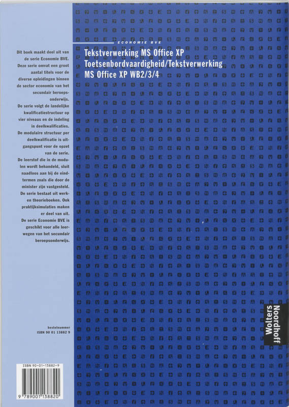 Achterkant van werkboek