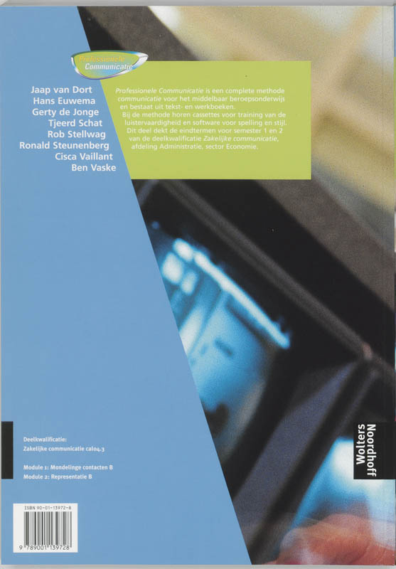 Achterkant van Werkboek 1