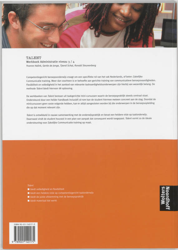Achterkant van Werkboek