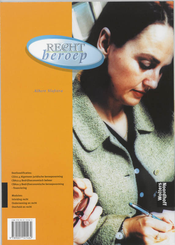Achterkant van Werkboek