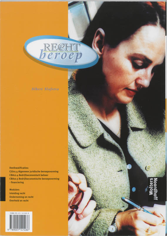 Achterkant van Werkboek