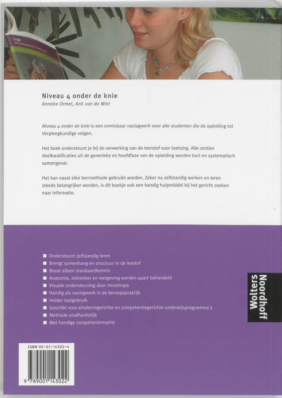 Achterkant van Nivo 4 onder de knie