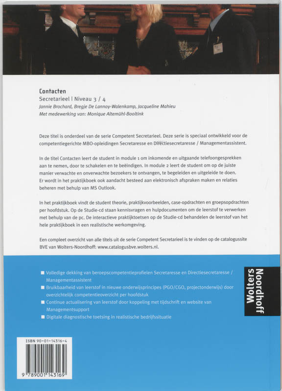 Achterkant van Praktijkboek