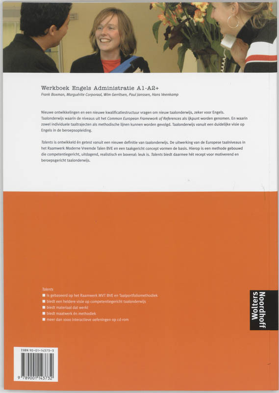 Achterkant van Werkboek