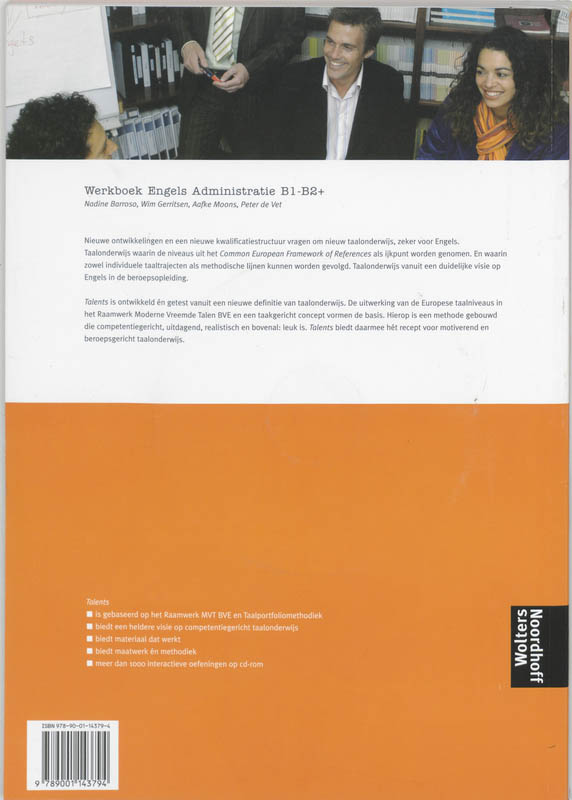 Achterkant van Werkboek