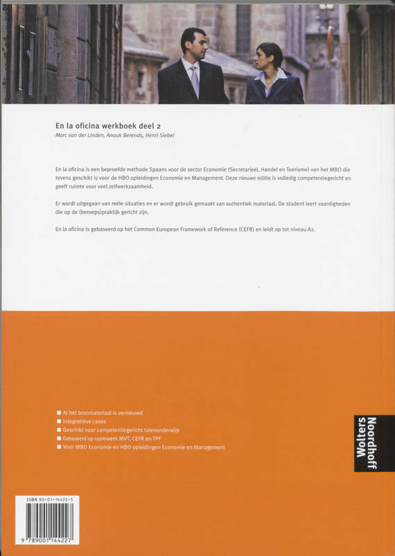 Achterkant van Werkboek