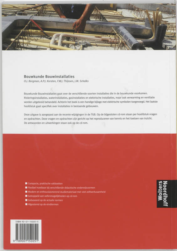 Achterkant van Bouwinstallaties