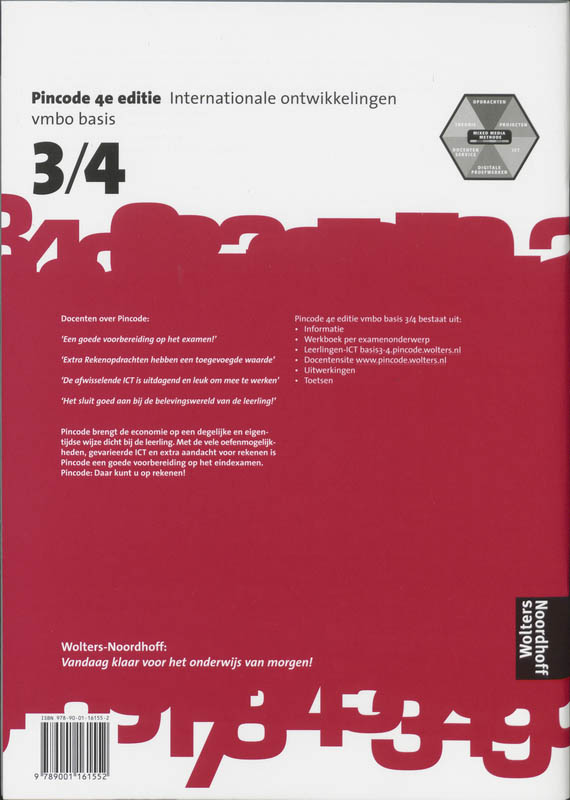 Achterkant van Werkboek