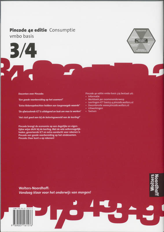 Achterkant van Werkboek
