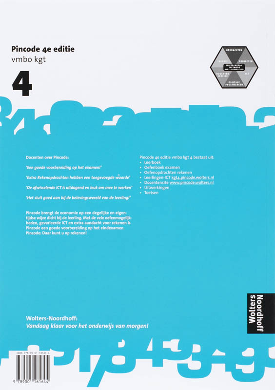 Achterkant van Oefenboek examen