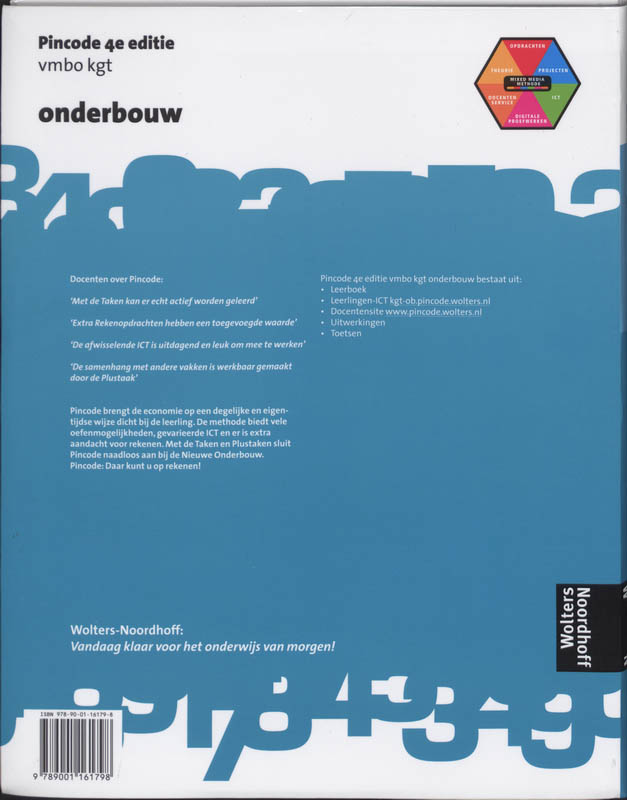 Achterkant van Leerboek