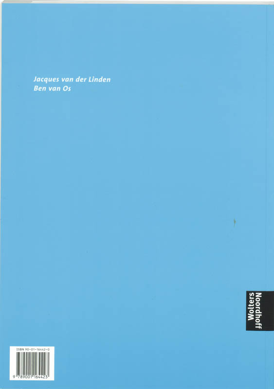 Achterkant van Werkboek