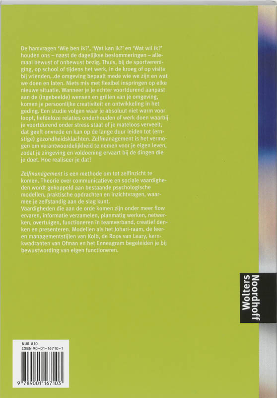 Achterkant van Handboek
