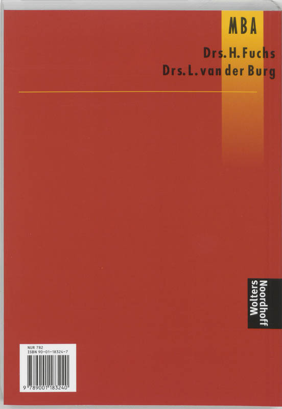 Achterkant van Bedrijfseconomie nu