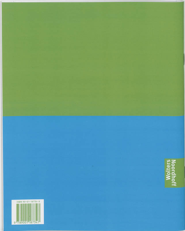 Achterkant van Uitwerkingenboek