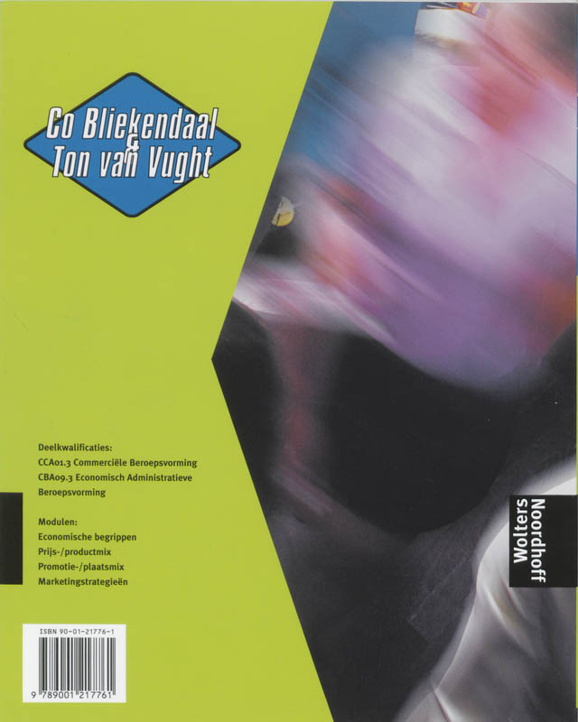 Achterkant van Tekstboek