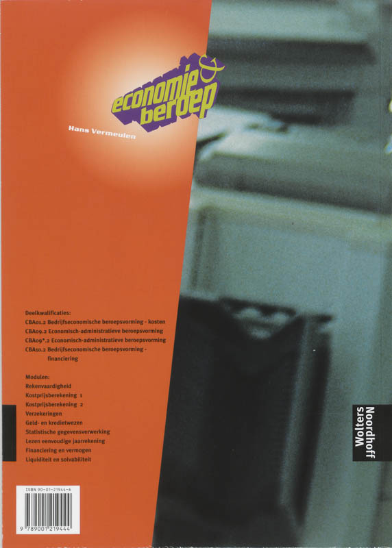 Achterkant van Werkboek