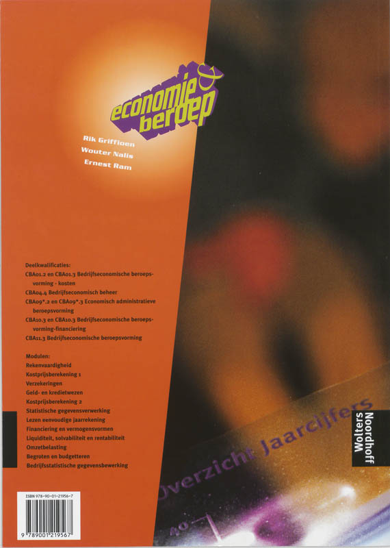 Achterkant van Werkboek