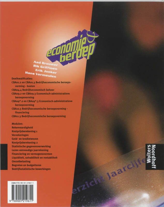 Achterkant van Tekstboek