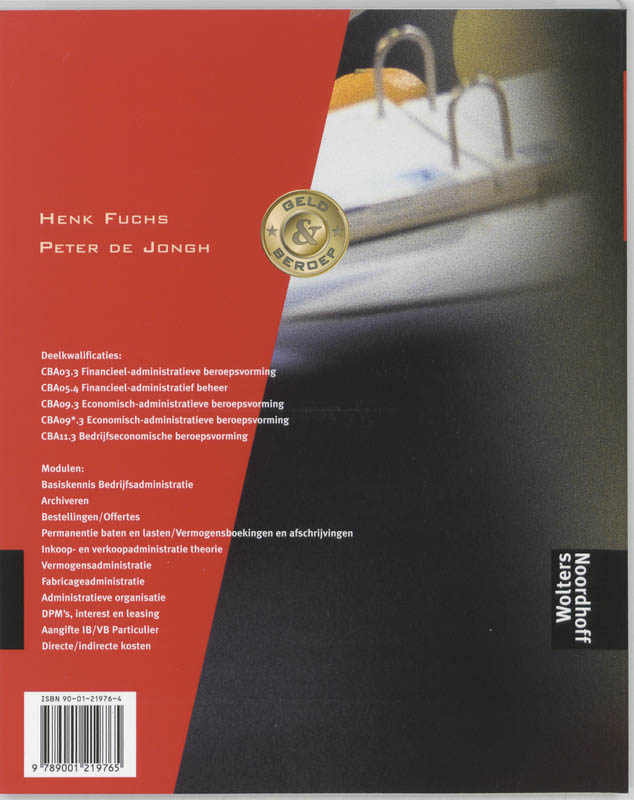 Achterkant van Tekstboek