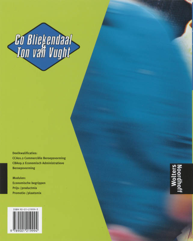 Achterkant van Tekstboek