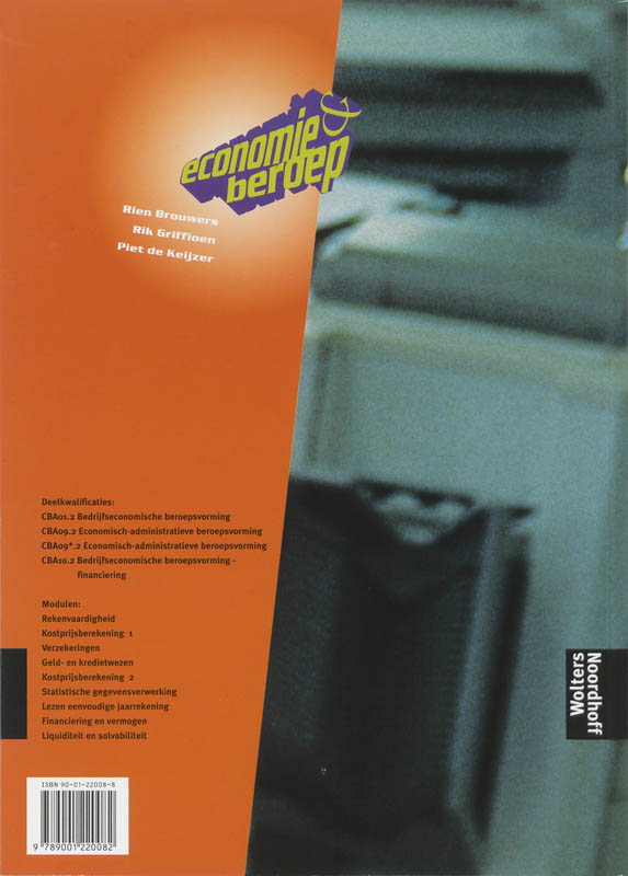Achterkant van Werkboek