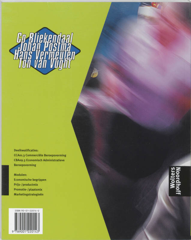 Achterkant van Tekstboek