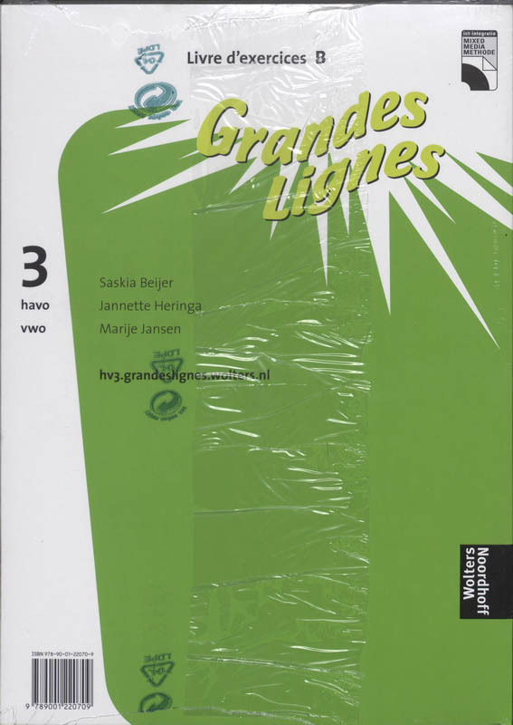Achterkant van Livre d'exercices A/B