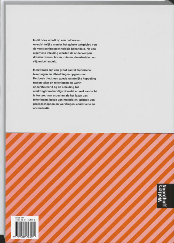 Achterkant van Verspaningstechnologie