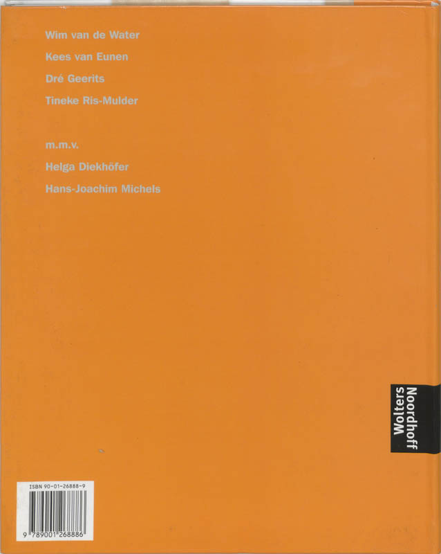 Achterkant van Textbuch