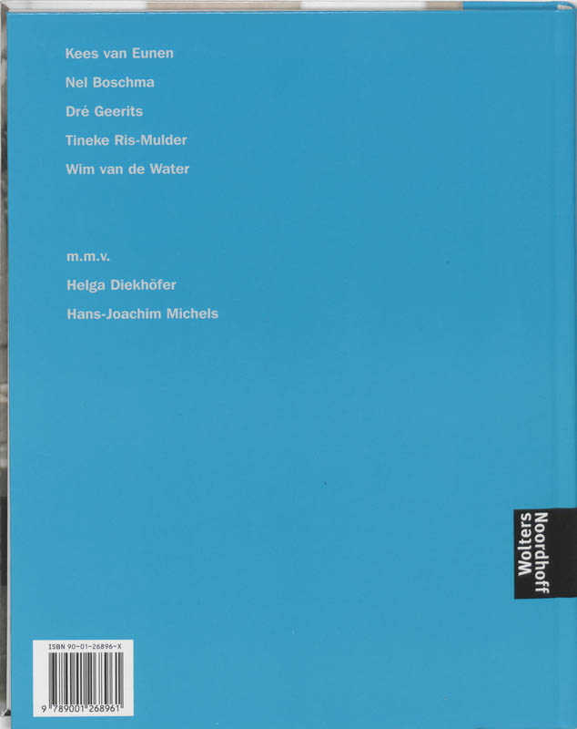Achterkant van Textbuch