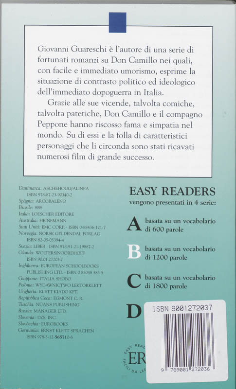 Achterkant van Novelle da Don Camillo e il suo gregge