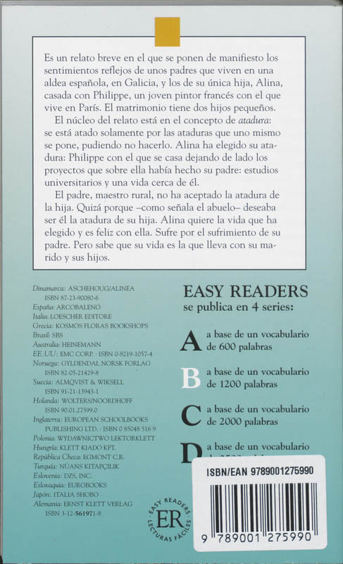 Achterkant van Las ataduras