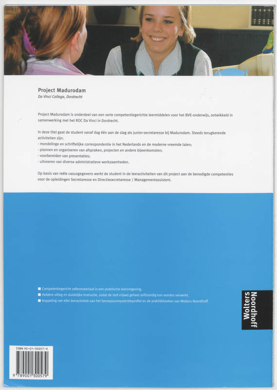 Achterkant van Projectscript