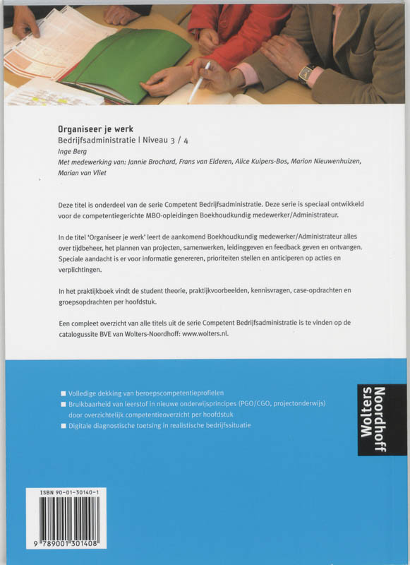 Achterkant van Bedrijfsadministratie