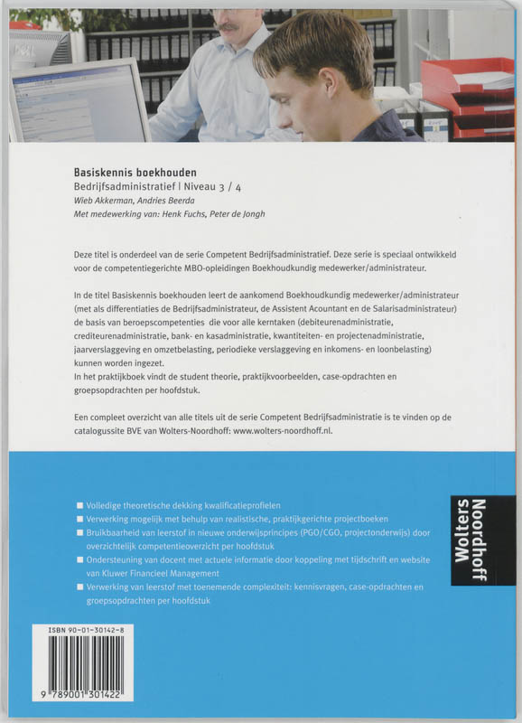 Achterkant van Bedrijfsadministratief