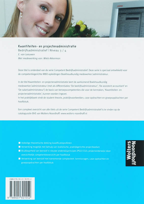 Achterkant van Bedrijfsadministratief