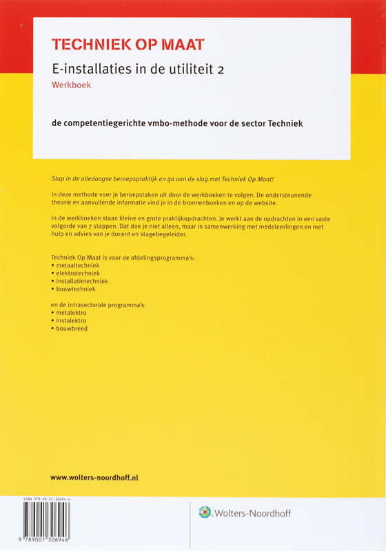 Achterkant van Werkboek