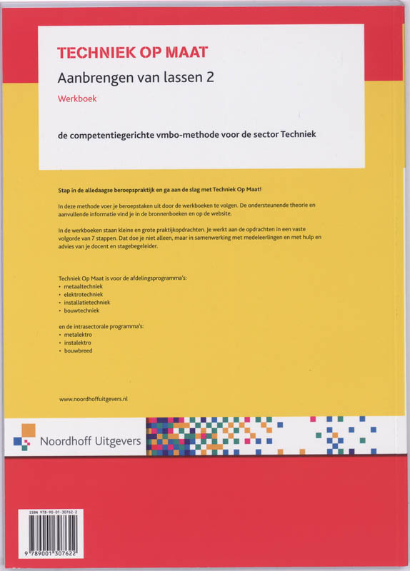 Achterkant van Werkboek