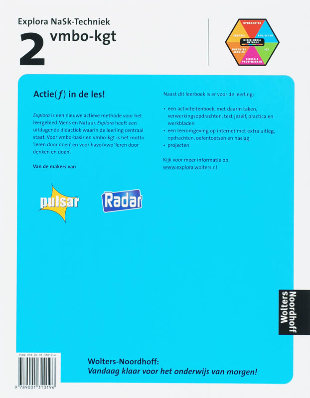 Achterkant van Leerboek