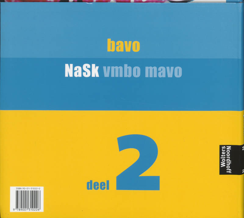 Achterkant van Leerlingenboek