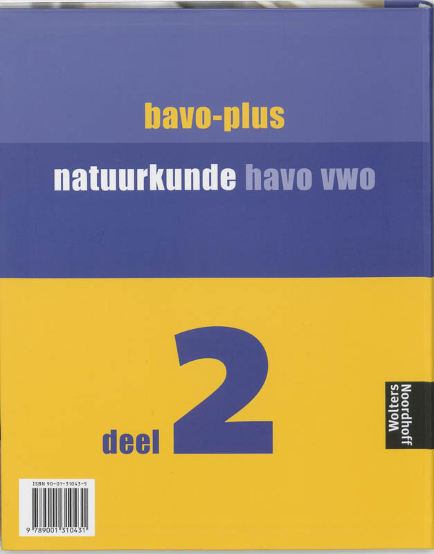 Achterkant van Leerboek