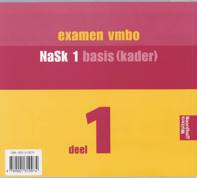Achterkant van Werkboek