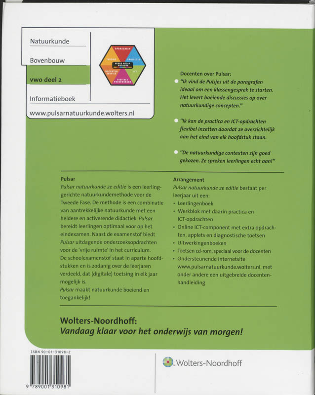 Achterkant van Informatieboek