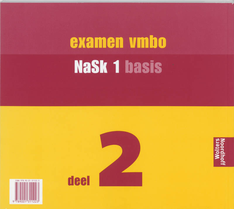 Achterkant van Werkboek