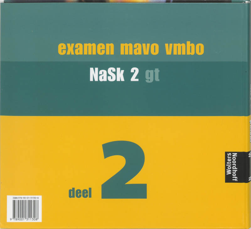 Achterkant van Leerlingenboek