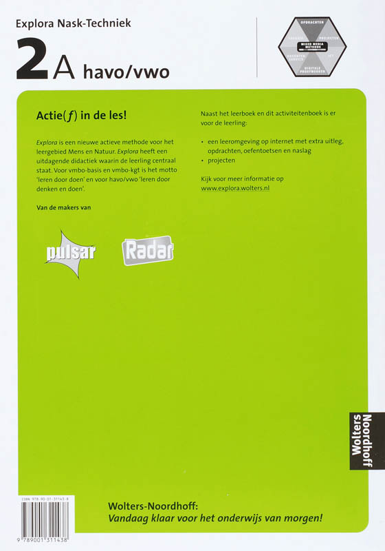 Achterkant van Activiteitenboek