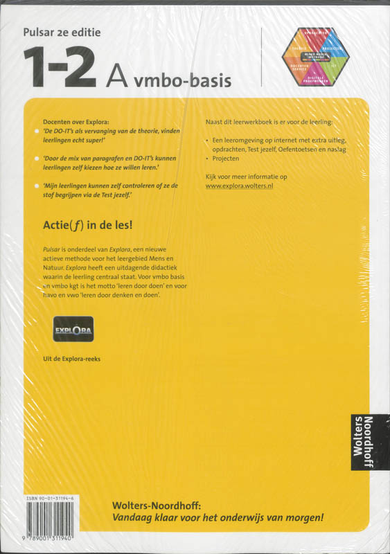 Achterkant van Leerwerkboek