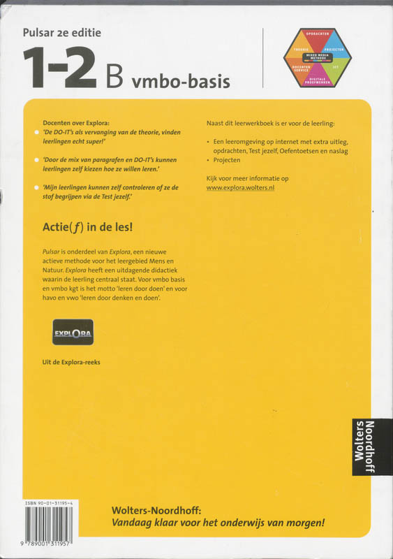 Achterkant van leerwerkboek nask