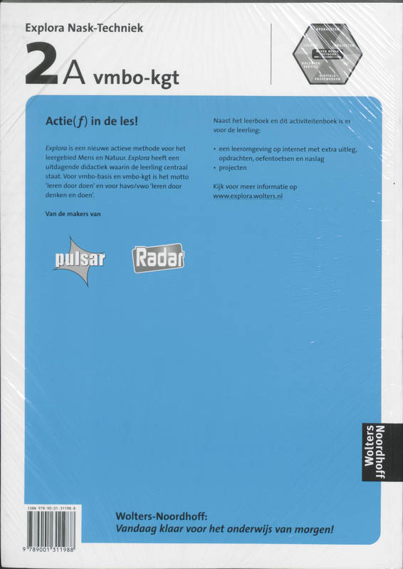 Achterkant van vmbo-kgt